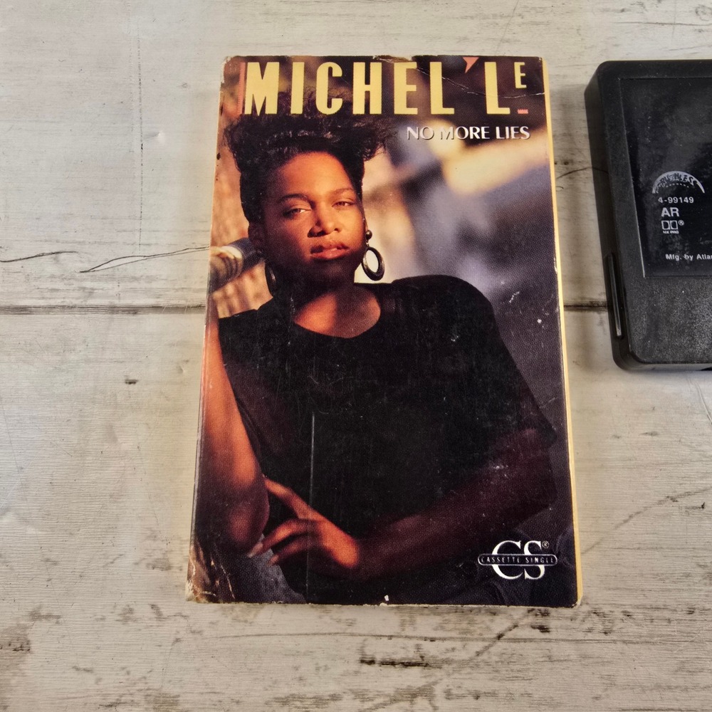 VTG Michel'le No More Lies Cassette Single 1989 Ruthless Records Dr Dre 4-99149